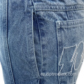 Пользовательские мужские летние вышитые джинсовые шорты джинсов джинсов